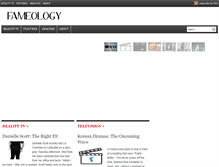 Tablet Screenshot of fameology.net